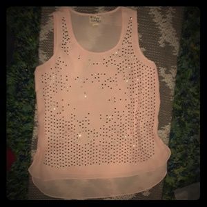 Beautiful sheer tank top sz small